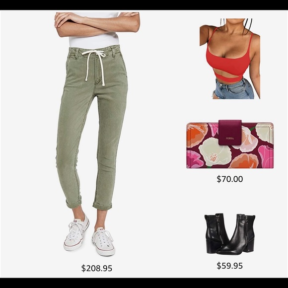 COPY - Sexy Slim Fit Spaghetti Strap Cut Out Crop Top - Picture 7 of 8